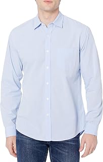 Amazon Essentials Men's Long Sleeve Casual Poplin Shirt