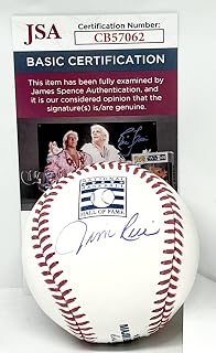 Jim Rice Boston Sox signed HOF Logo Baseball Ball autographed JSA COA - Autographed Baseballs
