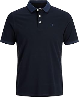 JACK & JONES Herren Jjepaulos Polo Ss Noos Polohemd (1er Pack)