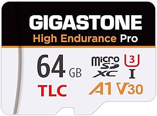 【5 Years Free Data Recovery】【Dash CAM】GIGASTONE Micro SD-Card 64GB, TLC High Endurance Pro, up to 95MB/s, Compatible with REDTIGER VIOFO VANTRUE PRUVEEO, MicroSDXC UHS-I A1 V30 U3