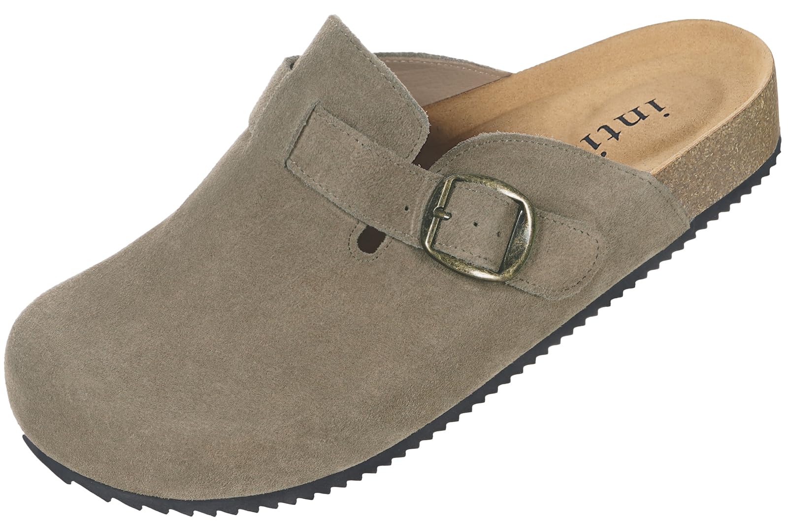 Intini Clogs and Mules for Men and Women Leather Closed Slippers