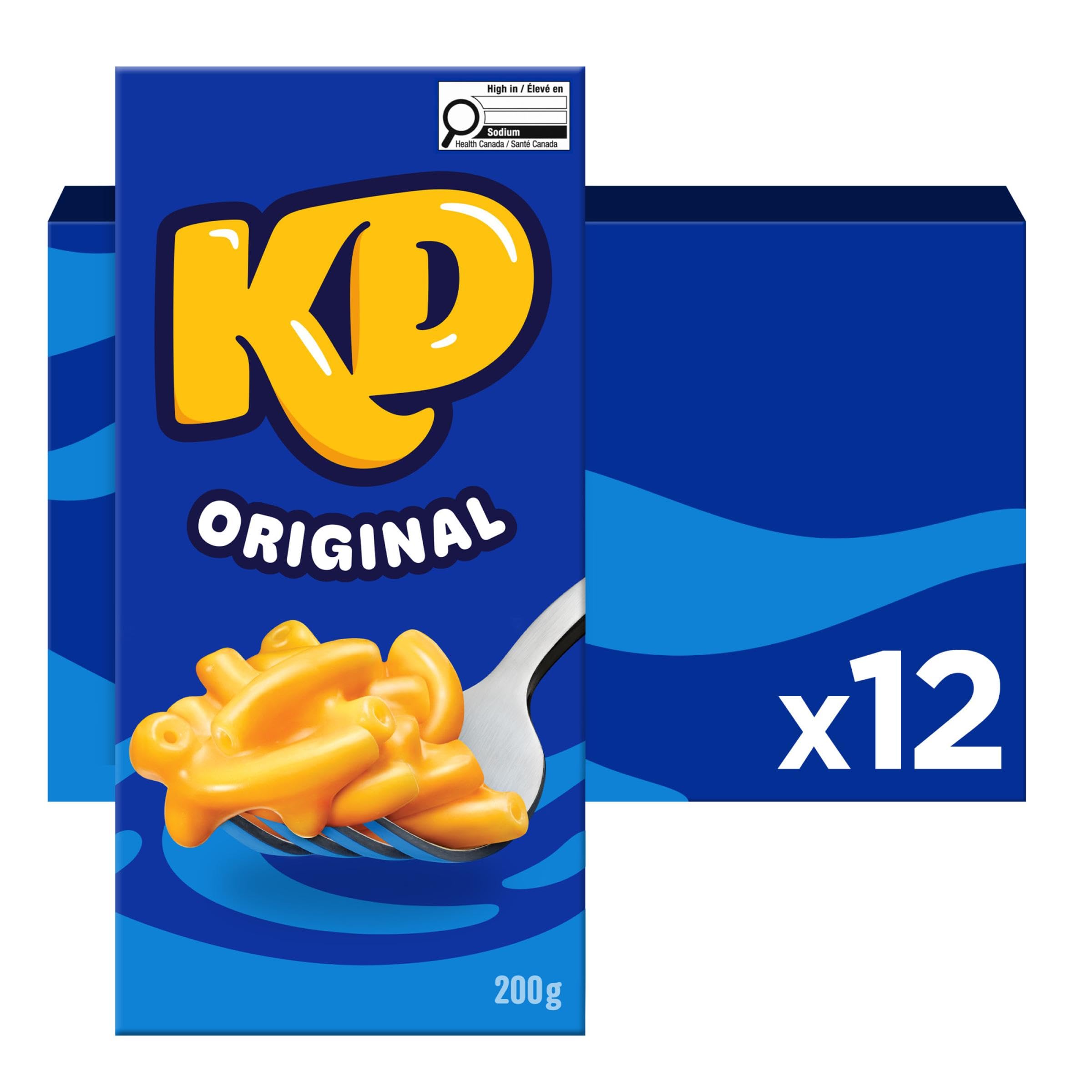 Kraft Dinner Original Macaroni and Cheese Dinner, 200g, 12 ct Case