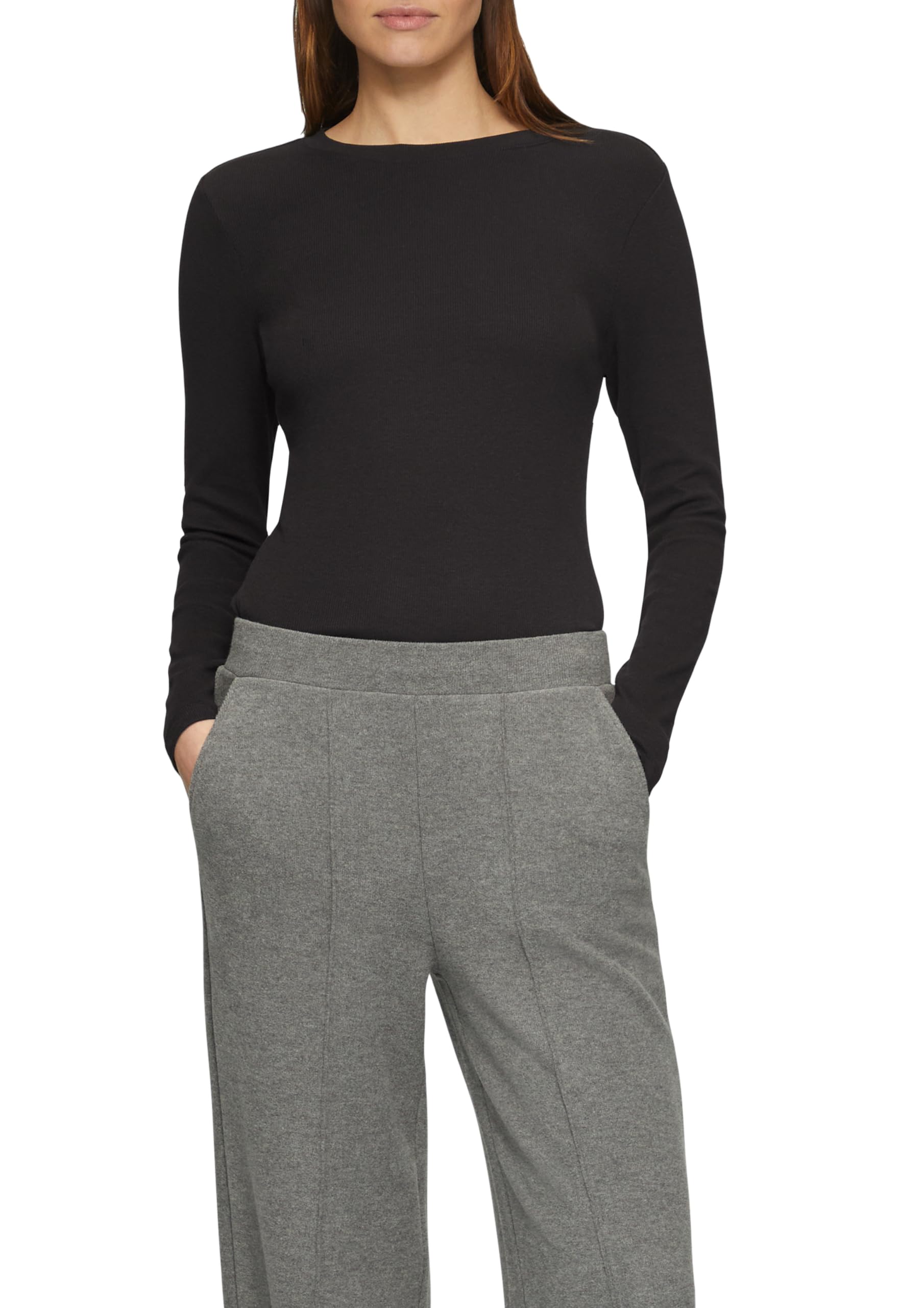s.Oliver 2156451 Women's Long Sleeve Ribbed Jersey