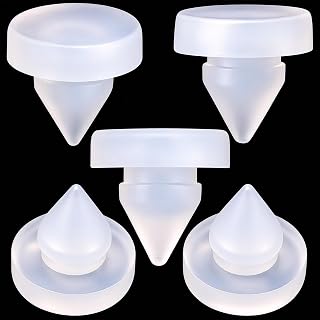MEAJOO 5PCS Brake Pedal Stop Pads, Brake Light Switch Stopper, Brake Switch Pad, Car Truck Auto Brake Pedal Pad Replacement for 46505-SA5-000 (Polyurethane, White)