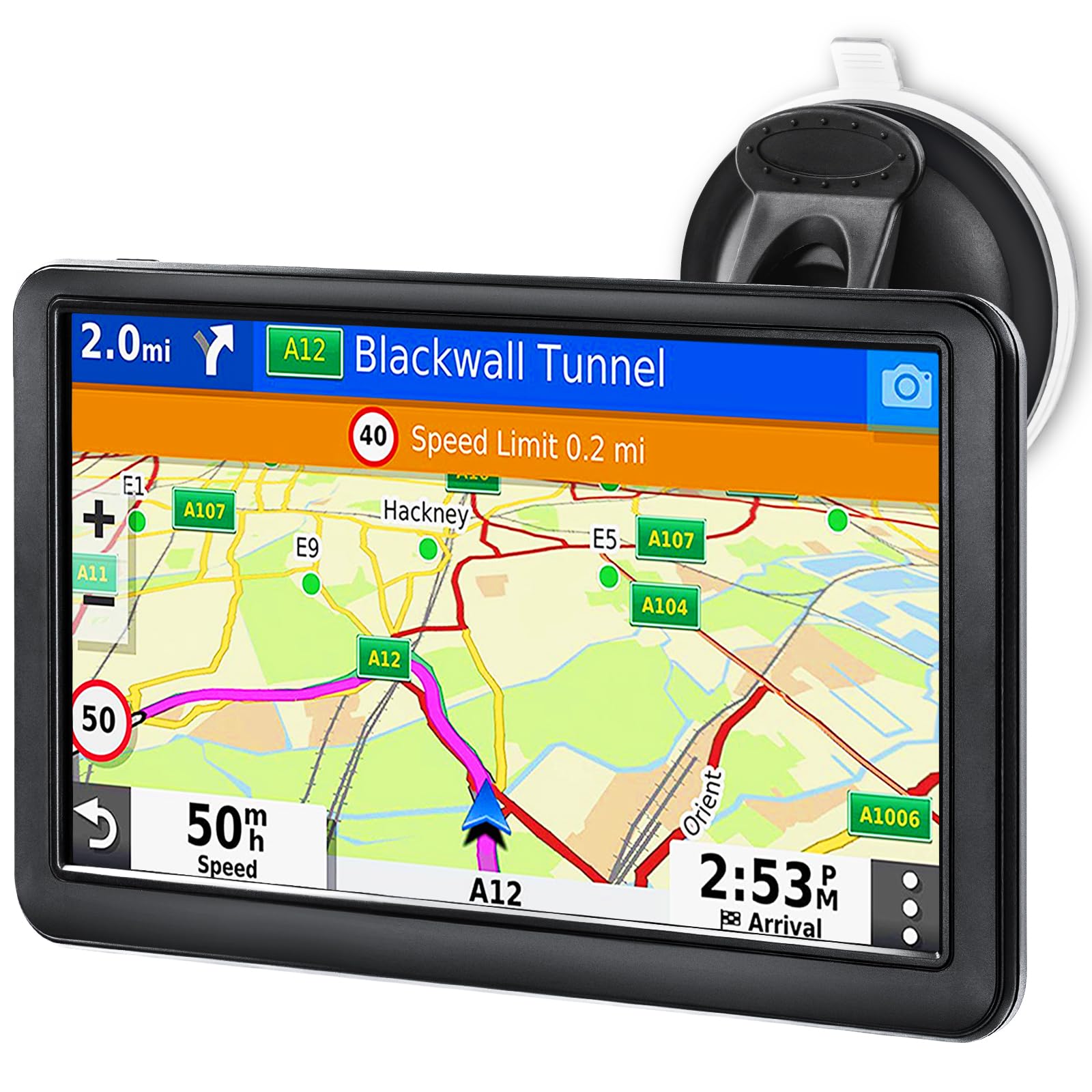 OHREX GPS Navigation for Car Trucker,7" Truck GPS Commercial Drivers 2026 | Touc