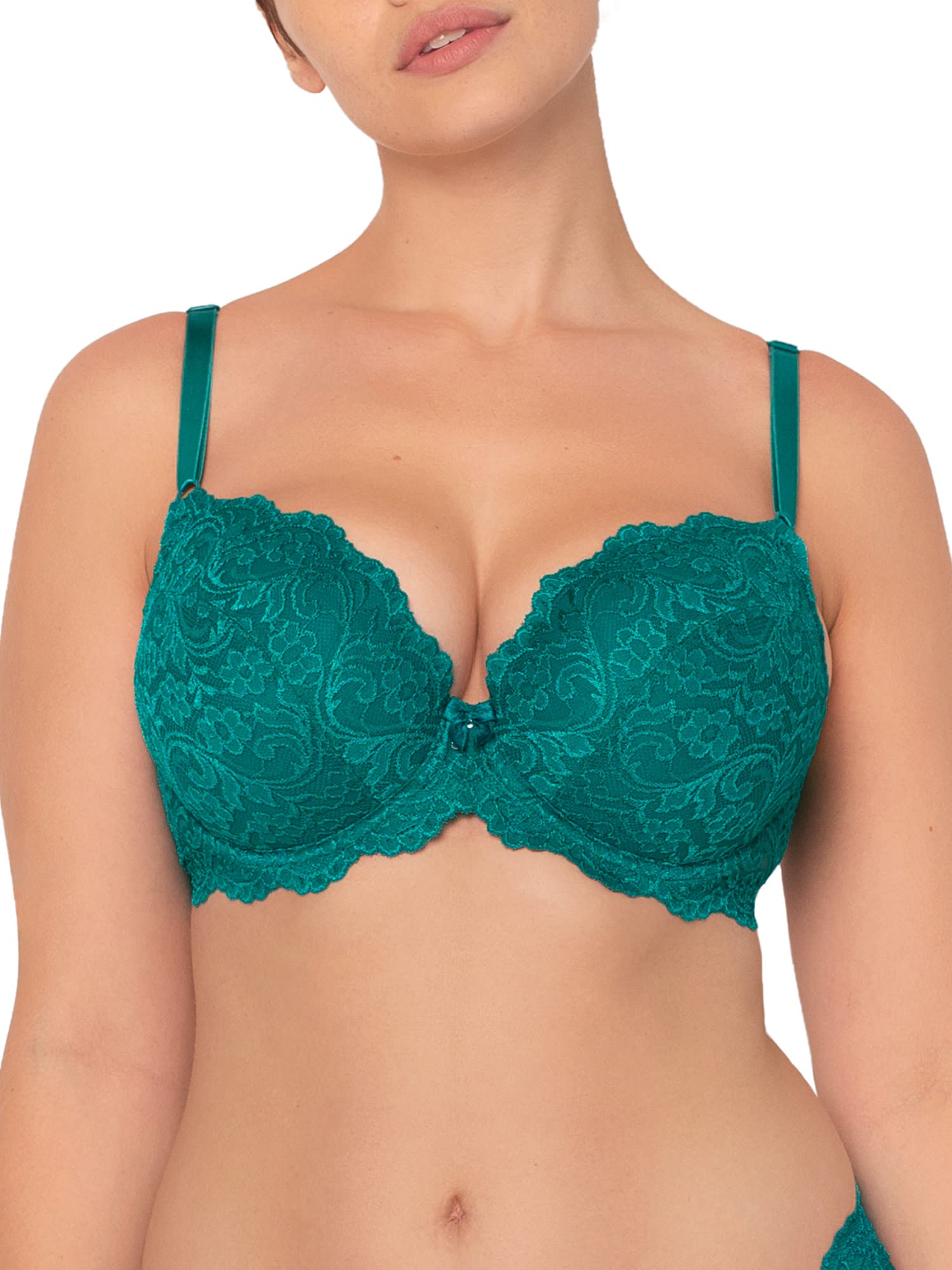 Smart+Sexy Signature Lace Push Up Bra-Perfect for Seeking Effortless Style and C