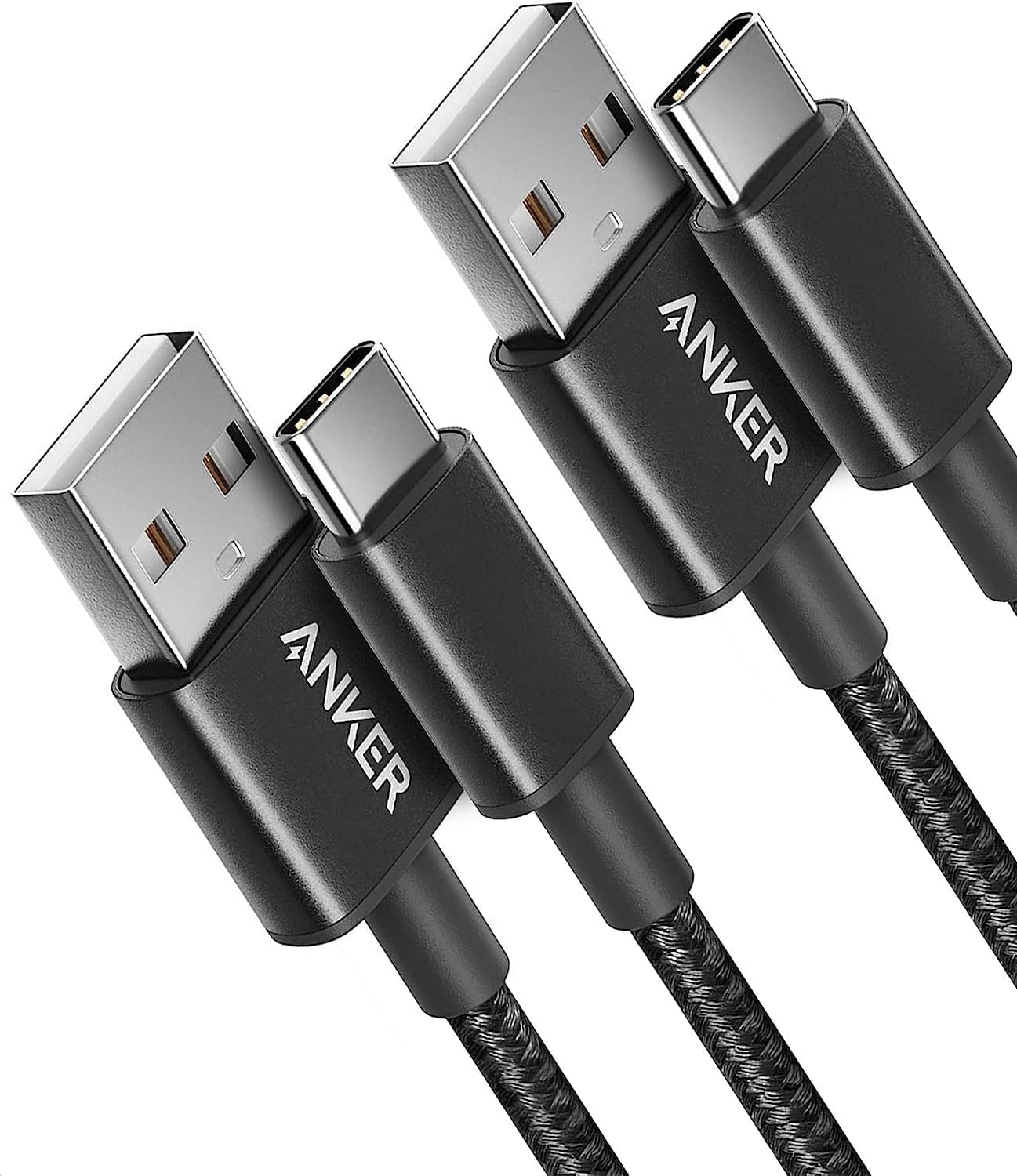 Anker USB C Charger Cable, 2-Pack 3 ft (0.9 m) USB to USB C Cable | USB A to USB