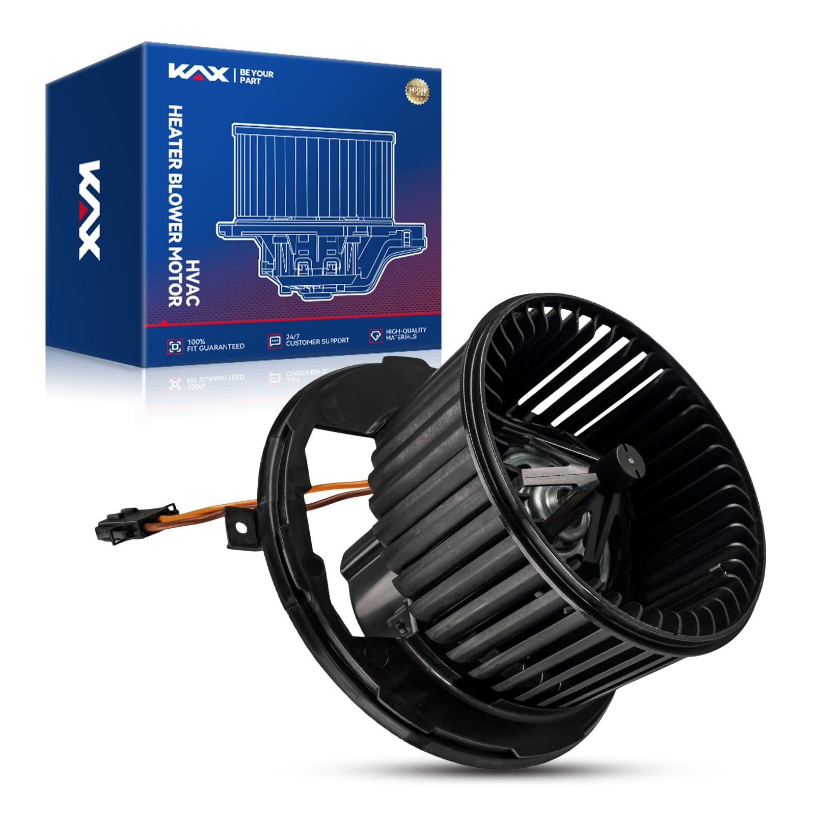 KAX AC Blower Motor for Jetta 2005-2018, Passat 2012-2022, Tiguan 2012-2017 | fo