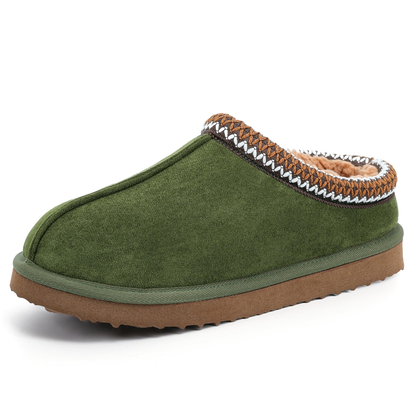 Women's Slippers Fuzzy Cozy Short Ankle Shoes Indoor and Outdoor Mules Furry War