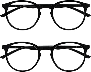 OPULIZE Met BB60-1 + 3.50 Pack Blue Light Block Computer Gaming Glasses Black for Men and Women