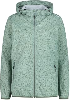 CMP Giacca Da Pioggia Da Donna Con Cappuccio Removibile Giacca da pioggia Donna (Pacco da 1)