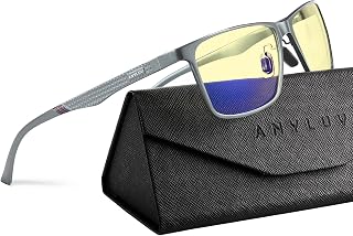 ANYLUV Blue Light Glasses Men, Profession Bluelight Blocking for Computer