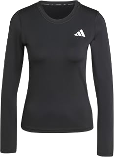 adidas Womens Train Essentials 3-Stripes Long Sleeve T-Shirt