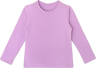Lilax Girls Basic Long Sleeve Round Neck T-Shirt
