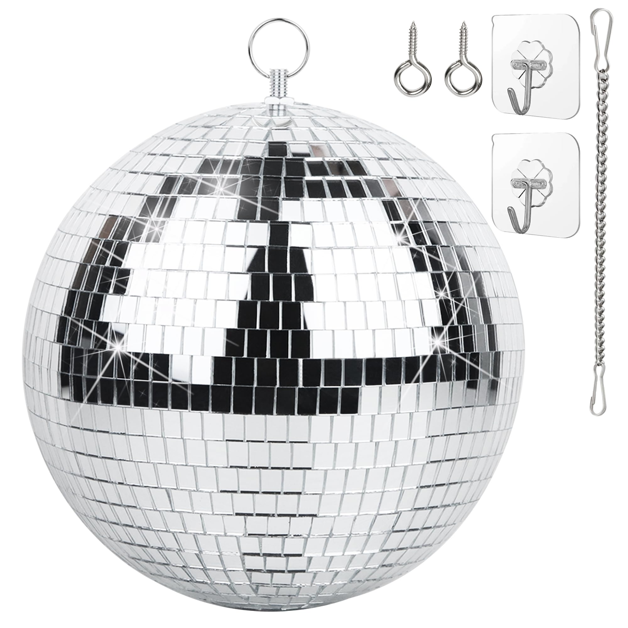 Mirror Disco Ball 20 cm Mirror Balls Disco Ball for Party DJ Club