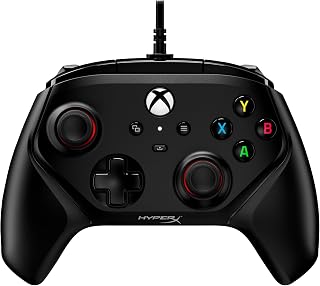 HyperX Clutch Gladiate – Wired Controller for Xbox One, Xbox Series X|S, PC, Officially Licensed by Xbox, Dual Trigger Locks, Programmable Buttons, Dual Rumble Motors