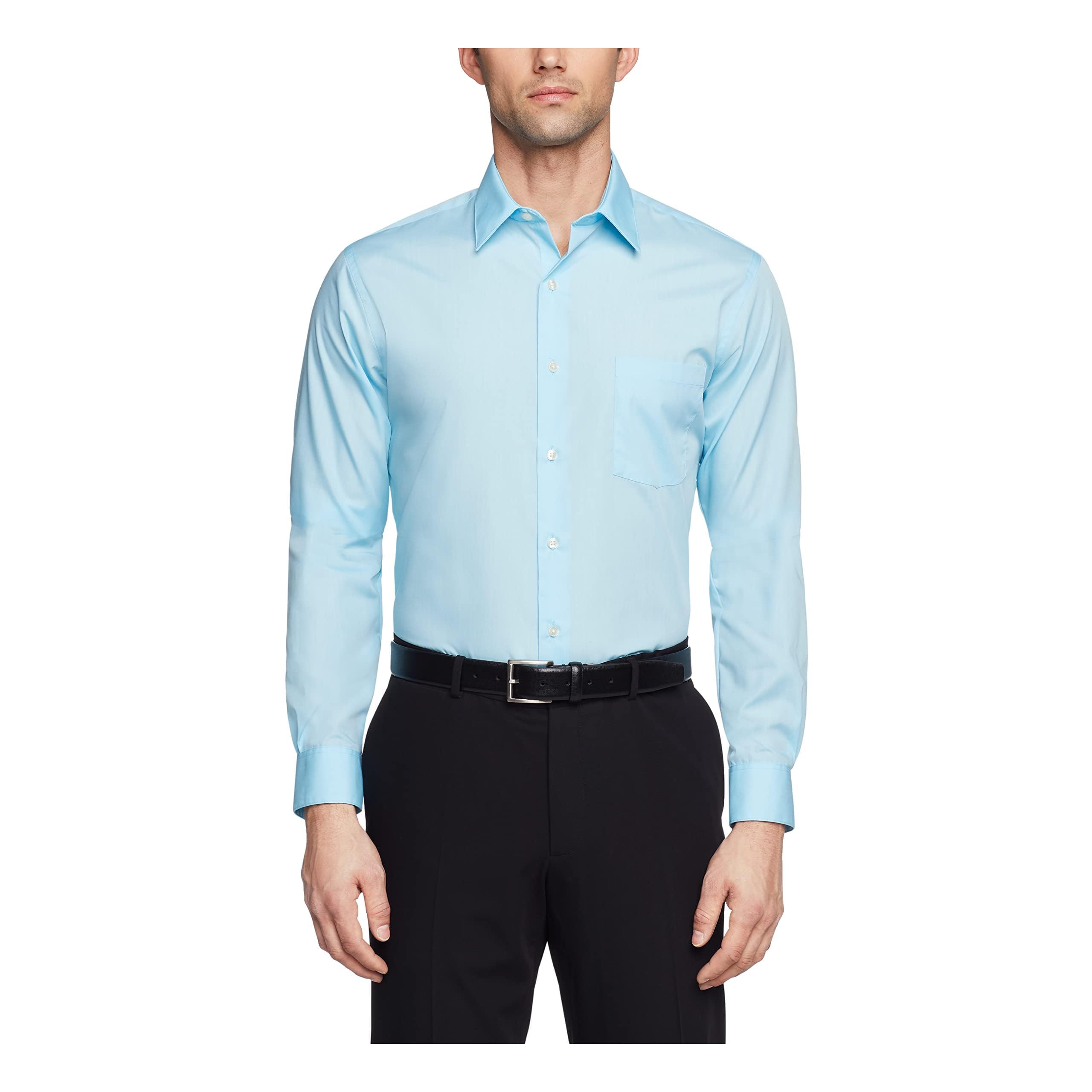 Van Heusen Slim Fit Shirt in Poplin Solid Colour Cheap Formal Hem Poplin Solid C