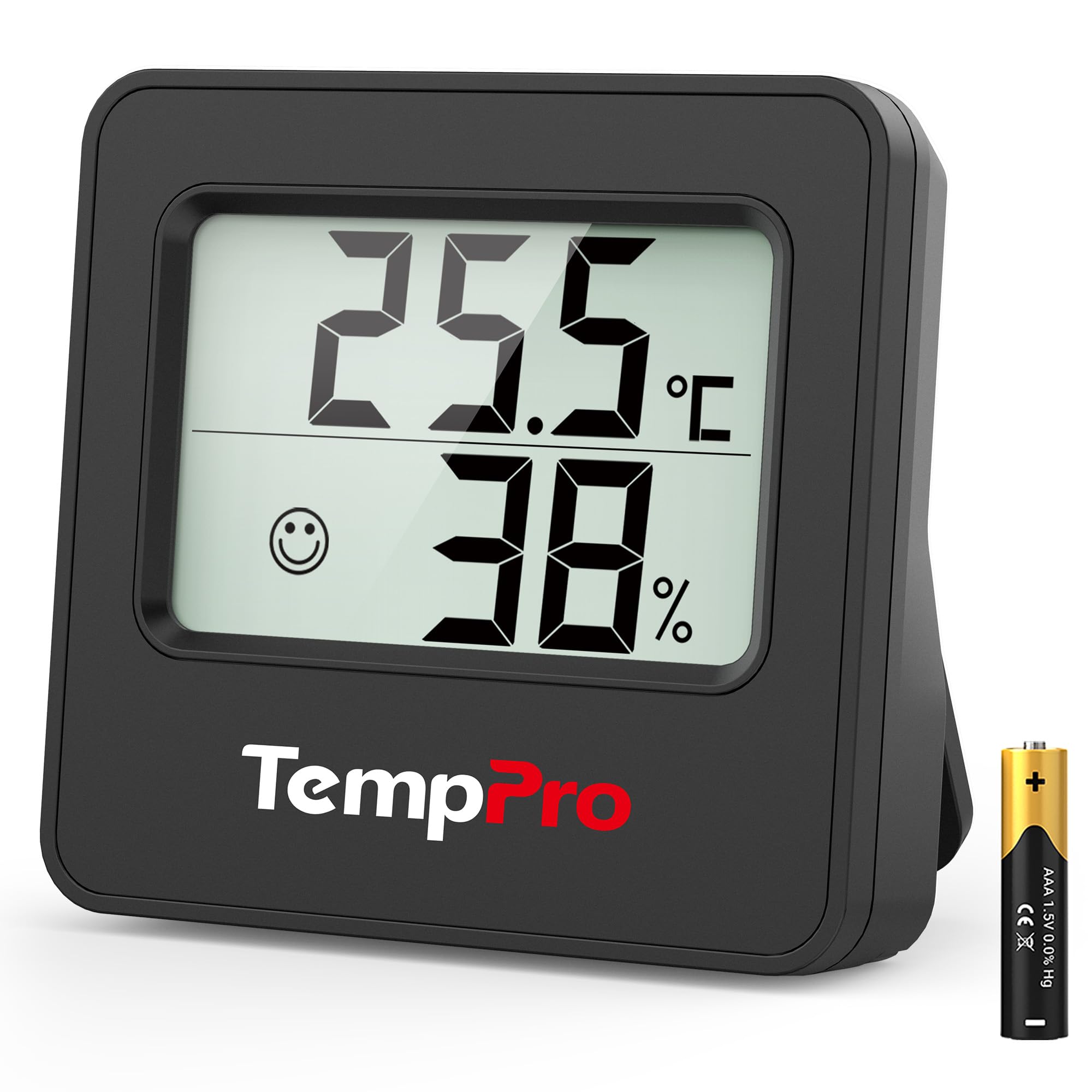TempPro TP157 Digital Hygrometer, Indoor Thermometer, Baby Room Thermometer | Hu