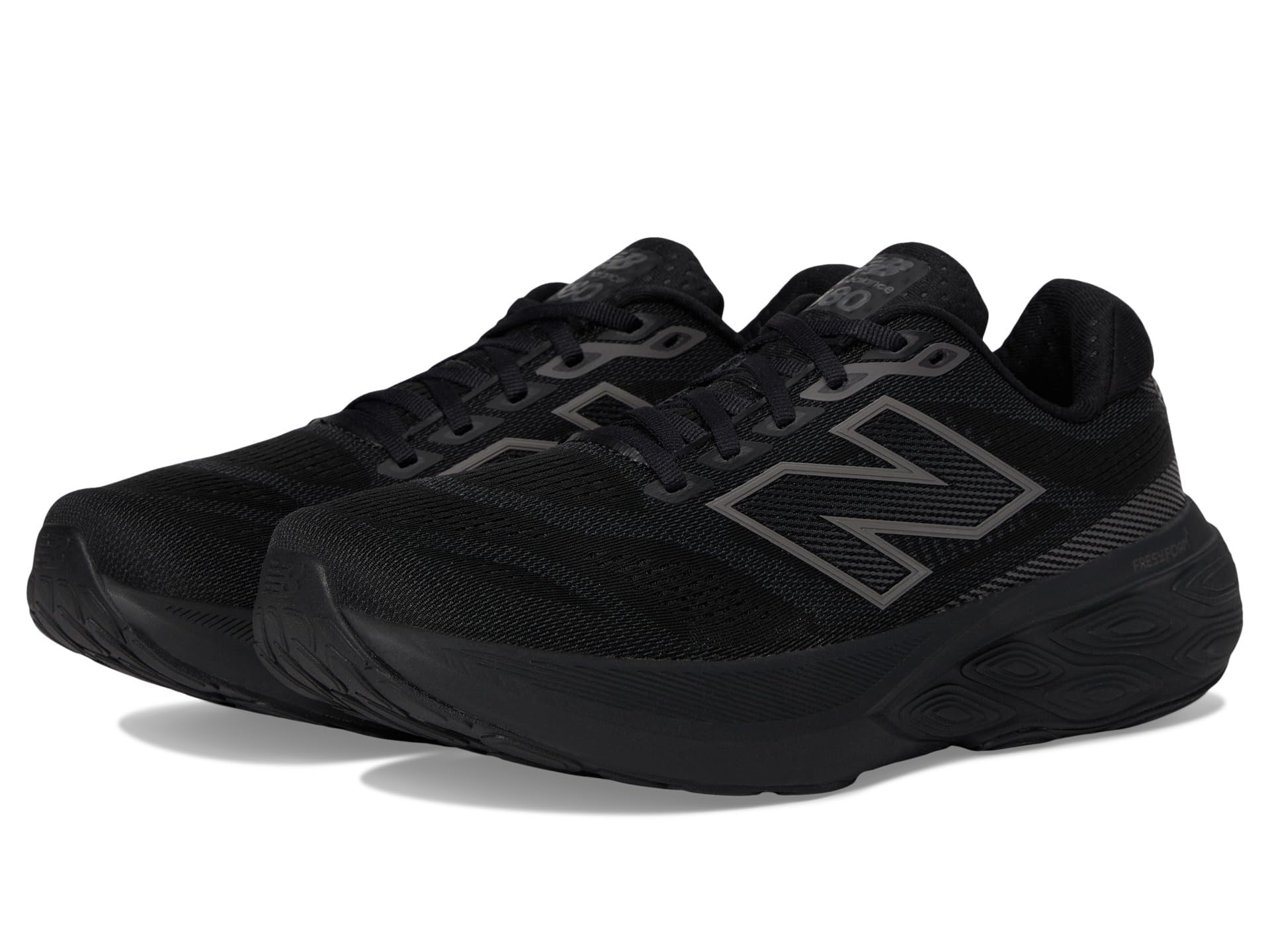 New Balance Fresh Foam X 880 V15 Men's Running Shoes, Black/Metallic Black, 10 N