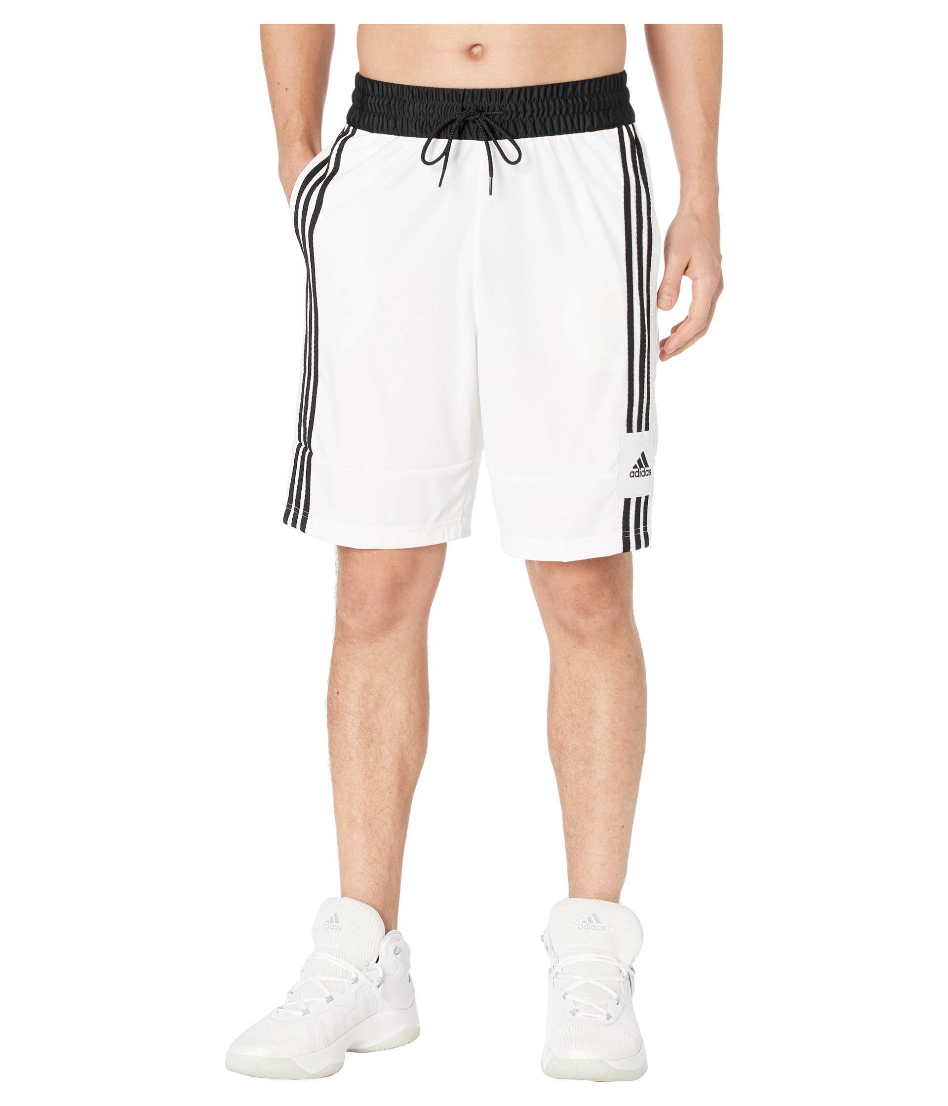 adidas Mens 3G Speed X Shorts White/Black/Black M