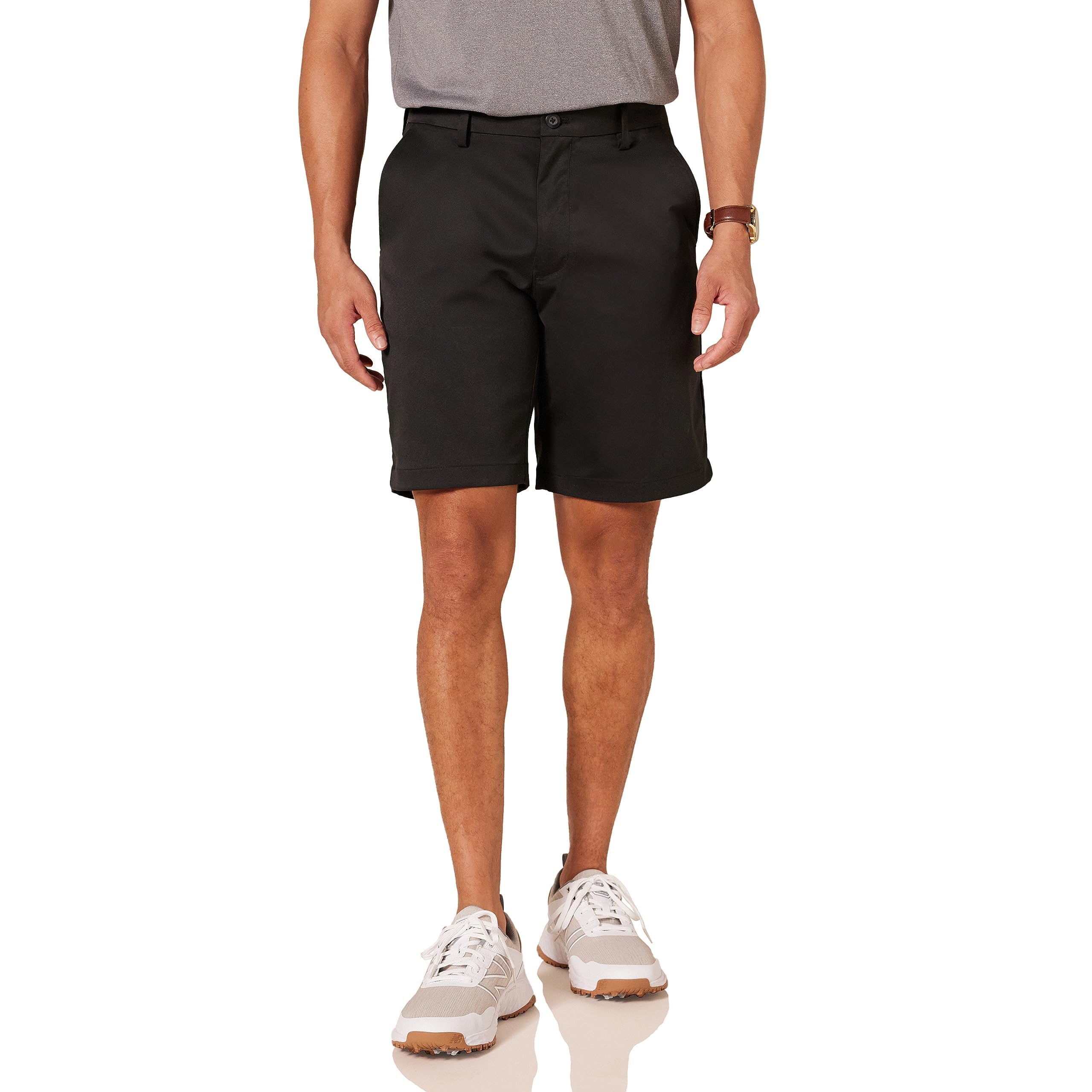 Amazon Essentials Men's Classic-Fit 9" Inseam Moisture-Wicking Golf Shorts, Func