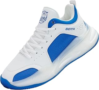 Basketball Shoes for Men High Upper Sneakers Breathable Sports Shoes Anti Slip