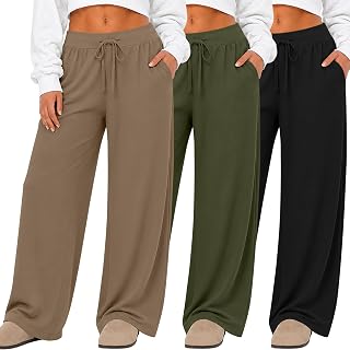 Neer Women's Plus Size Pants 3 Pack
