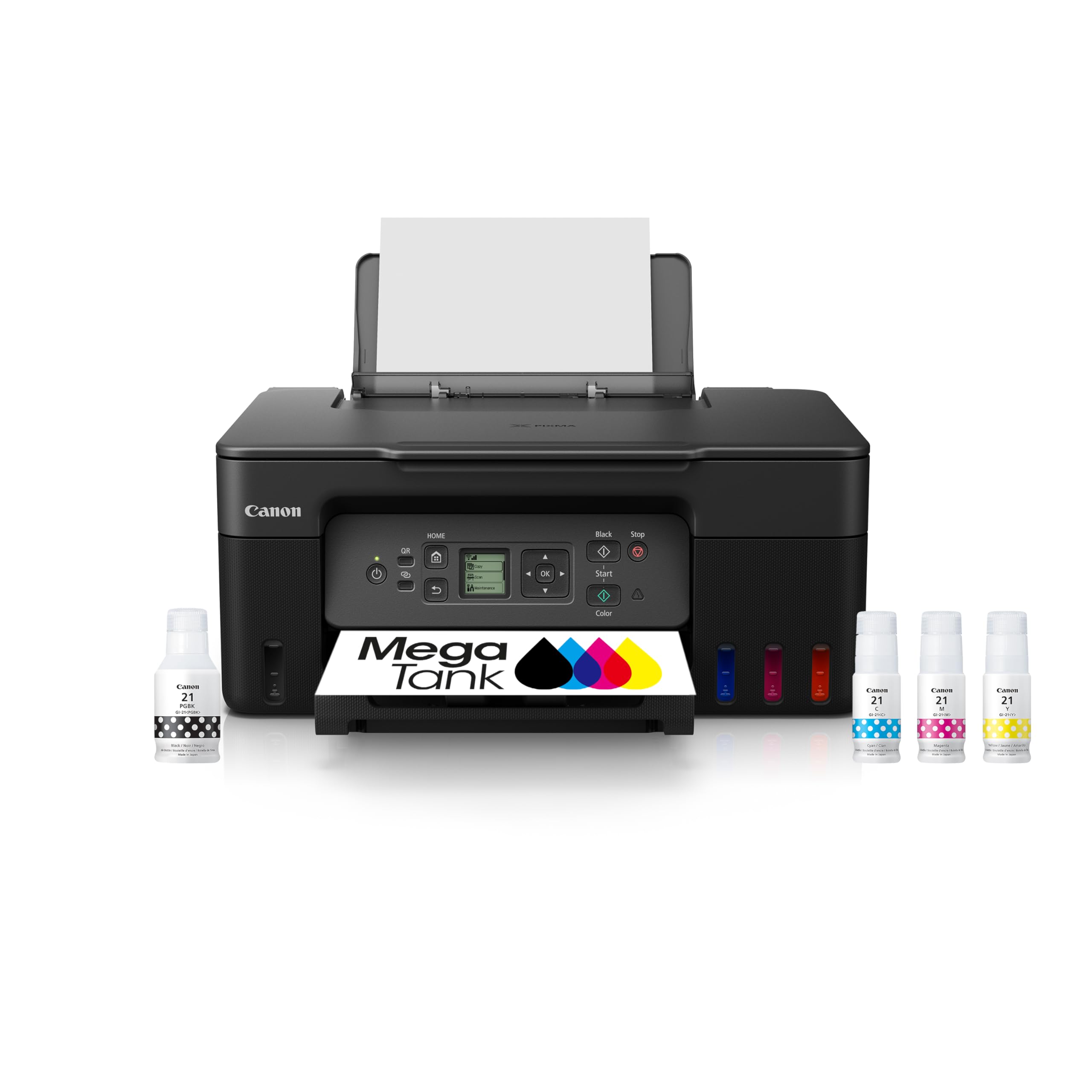 Canon MegaTank G3270 All-in-One Wireless Color Printer | Print, Copy, Scan, Refi