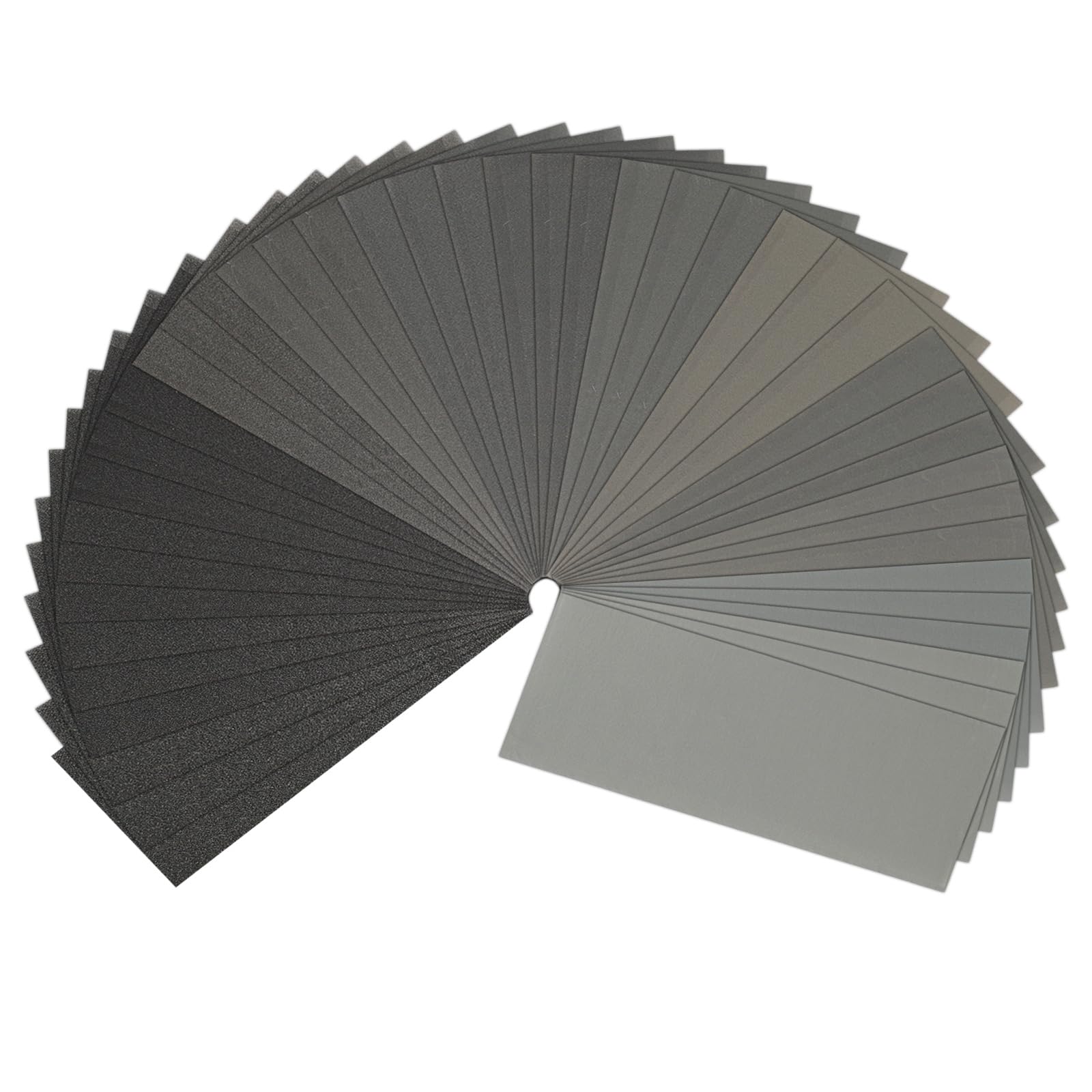 STEBRUAM Sandpaper 120 to 3000 Grit, 42 Sheets Wet and Dry Sand Paper Set | Wet 