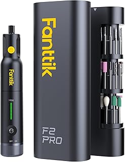 Fanttik F2 PRO Cordless Rotary Tool Kit with Strong Magnetic Motor 5 Speed | Revostor Hub, 5 Speed, 25000 RPM, 55 Accessories, for 3D Printed Sanding, Polishing, Drilling, Carving, Cutting DIY Craft