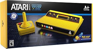 Atari 2600+ PAC-MAN Edition Console, Game & Wireless Joystick