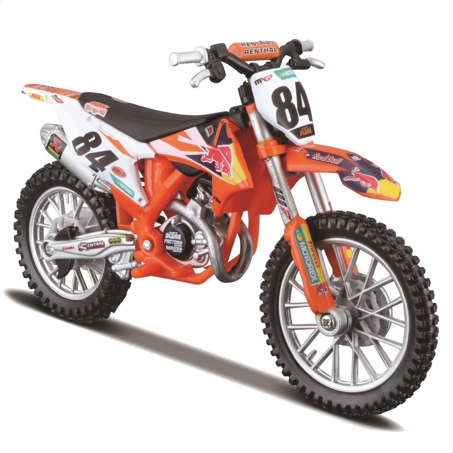 Bburago WRB KTM Cycle - KTM 450 SX-F Factory Edition (2018) Motorbike - 1:18 Sca
