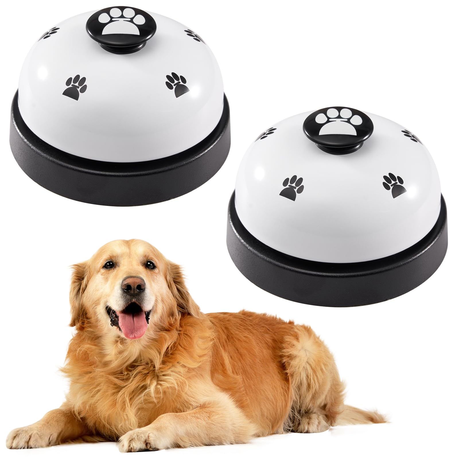 2pcs Dog Bell Puppy Bells Training Communication Bells for Dogs and Cats