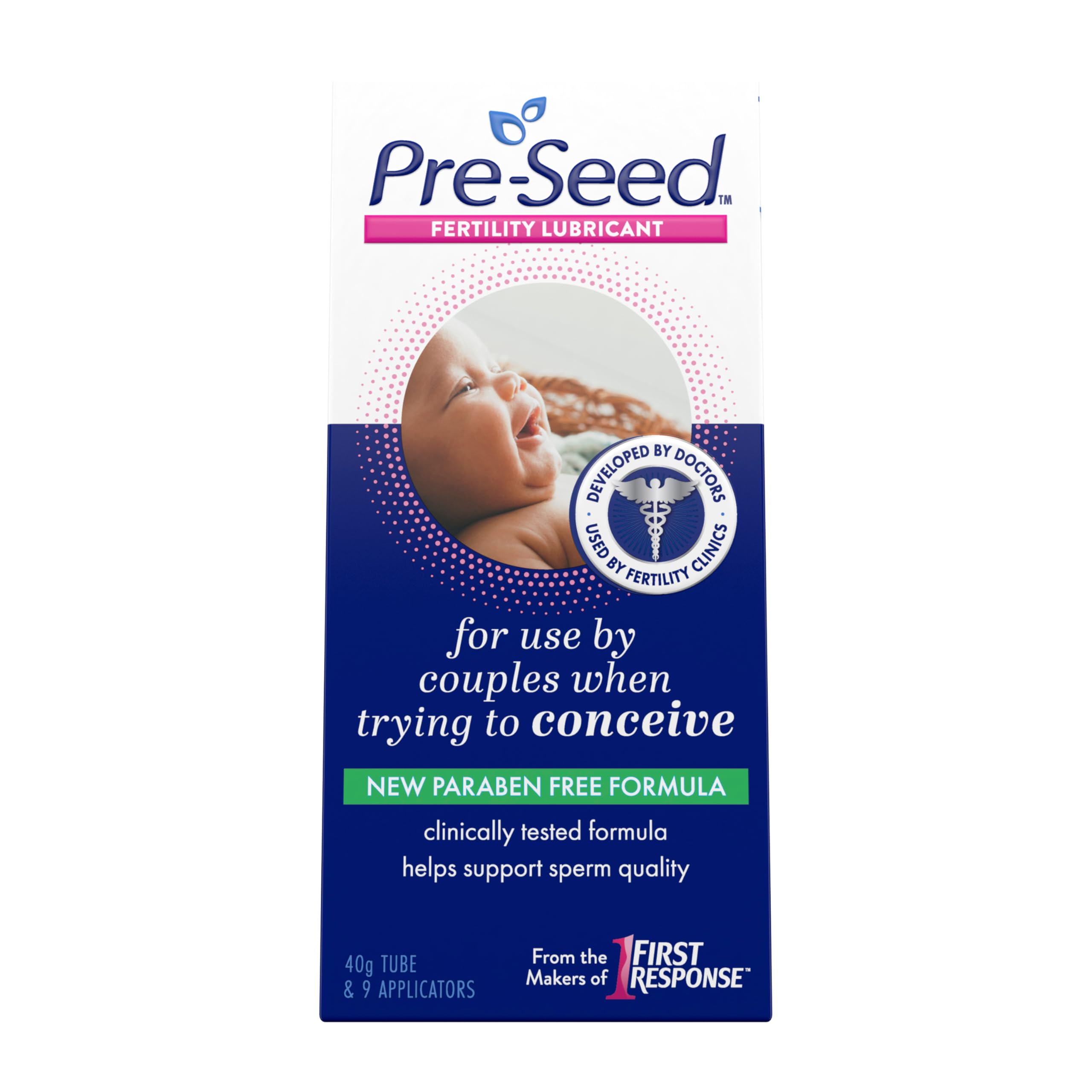 Pre-Seed Fertility Lubricant, 9 Applicators | For use by couples trying to conce