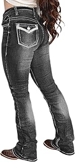 Flamingals Boot Cut Butt Lifting Stretch Jeans for Women