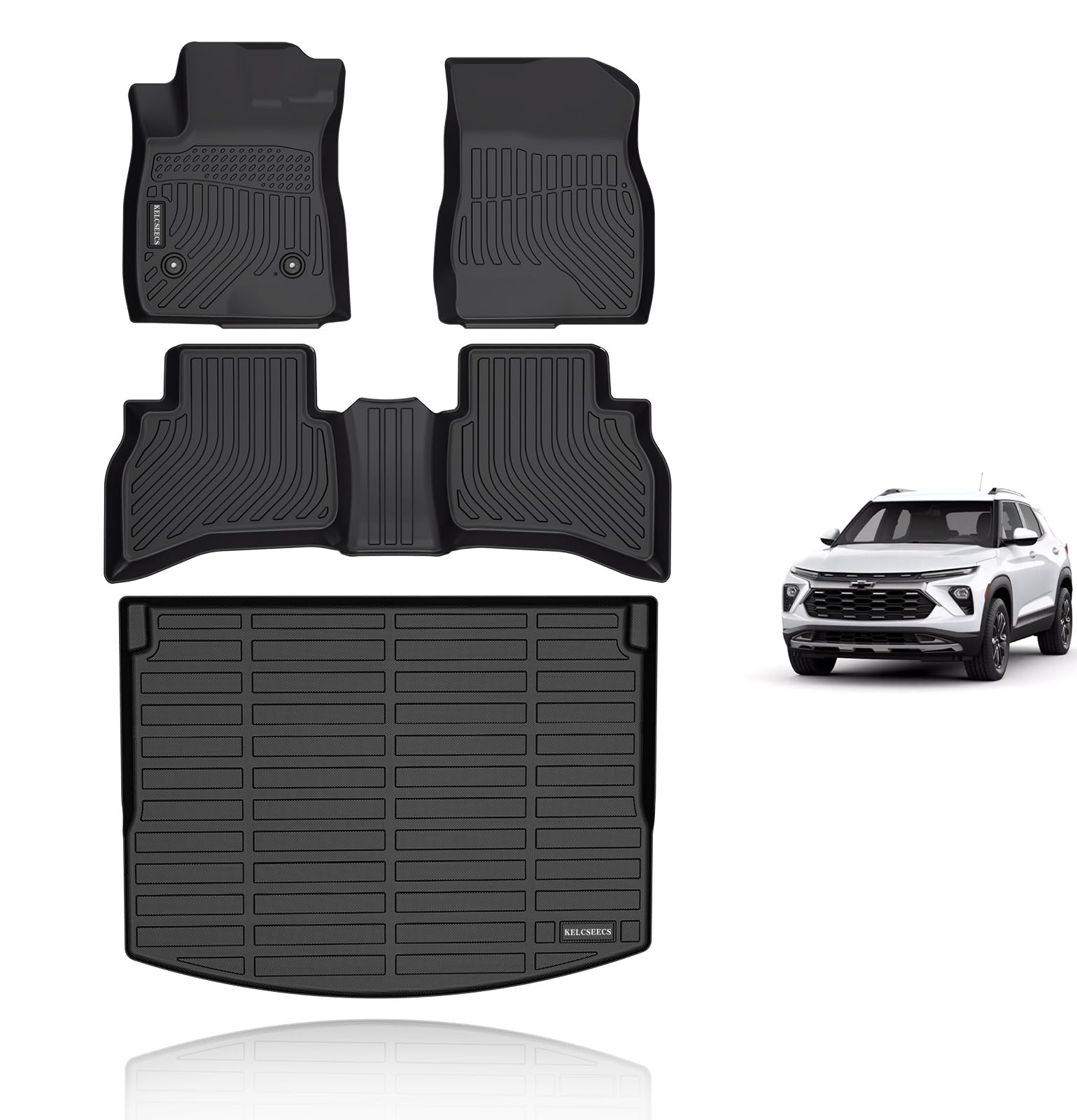 KELCSEECS® 2026 2025 Chevy Trailblazer(AWD) Floor Mats,2024 2023 2022 2021 Chevy