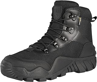FREE SOLDIER Men's Boots Tactical Combat Boots Outdoor Military Boots Men Hiking Hunting Work Army Training Combat Boots