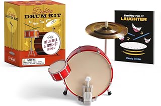 Desktop Drum Kit: With Drumroll and Rimshot Sounds!