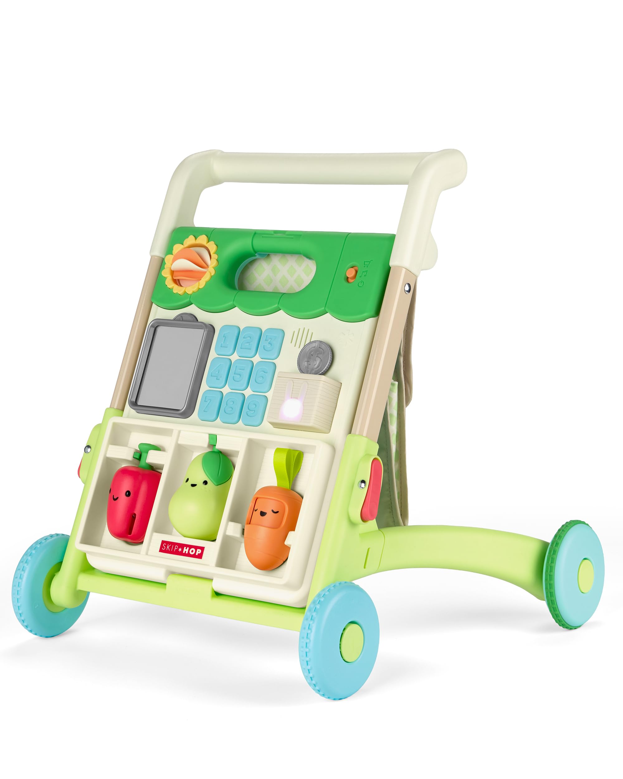 Skip Hop Baby Walker 5-in-1 Sit to Stand Convertible Light Up Walker with 50+ Ac