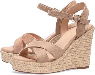 VICKI·VICKI Women's Platform Sandals Ankle Strap Open Toe