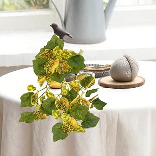 Artificial Hanging Vine Lifelike Artificial Vine Indoor Outdoor Decoration Low Maintenance No Watering Required for Home Office Decoration