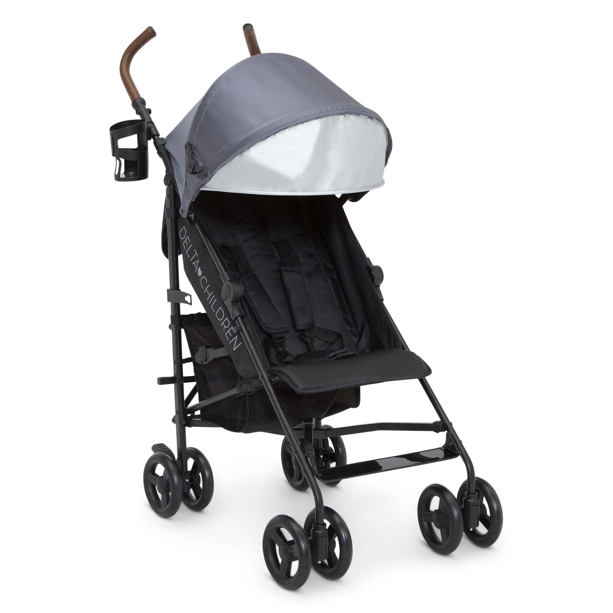 Delta Children 365 Plus Stroller - Lightweight Travel Stroller with Compact Fold