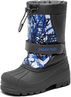 DREAM PAIRS Kids Snow Boots Winter Warm Lined Hiking Shoes Lace-up Waterproof Padded Heavy KAMICK