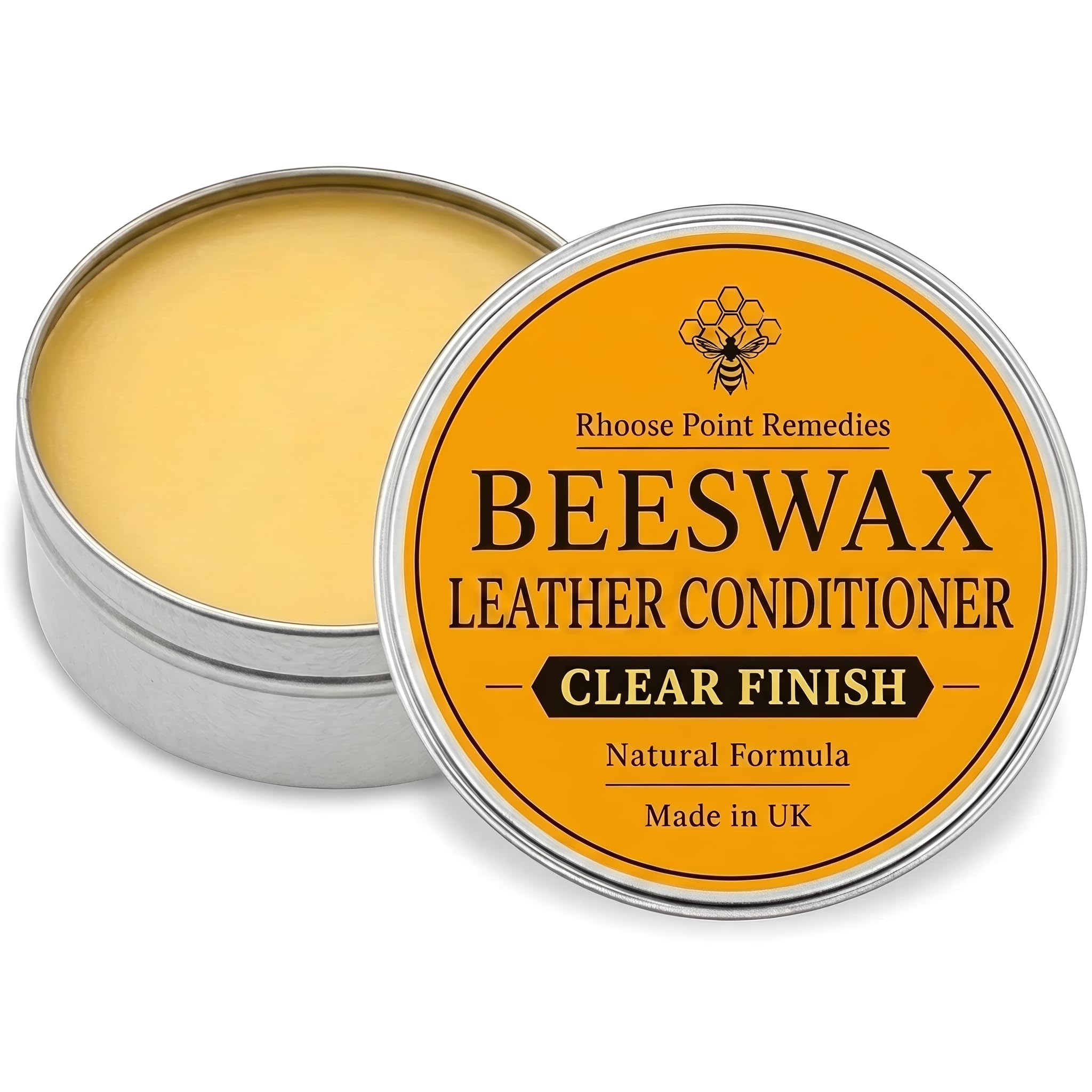 Rhoose Point Remedies Beeswax Leather Conditioner & Restorer Balsam - 100ml | UK