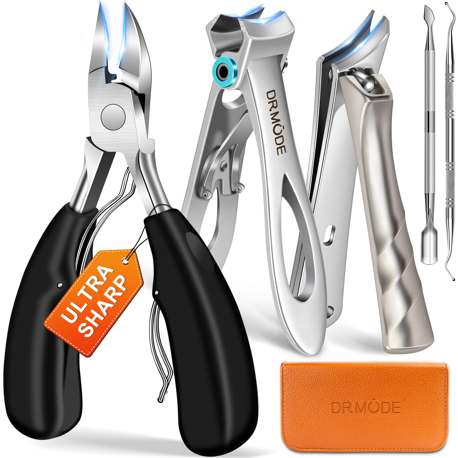 Nail Clippers Men Toenail Clippers Set Professional Large for Elderly Thick Nail