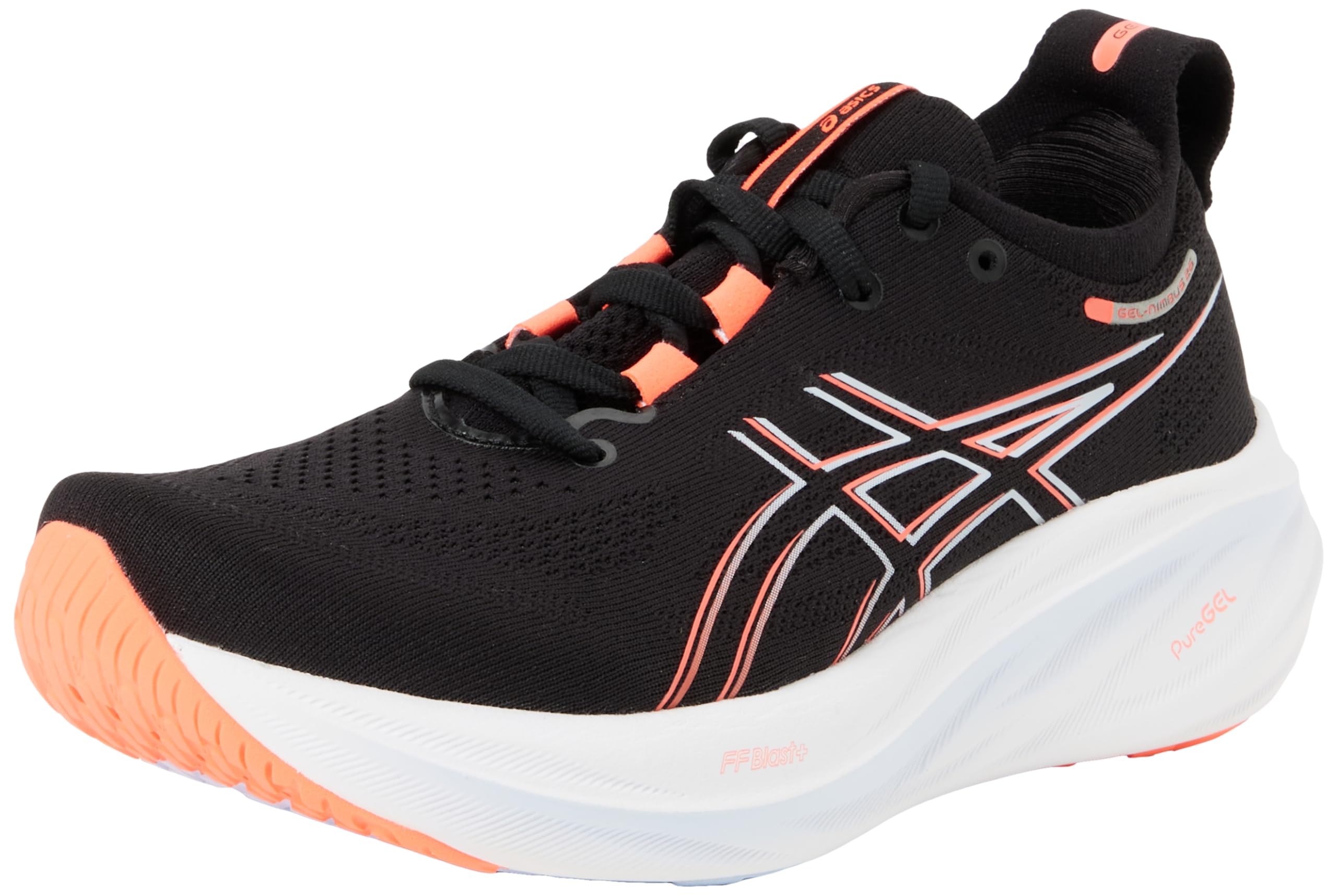 Asics Gel-Nimbus 26 Men's Running Shoes, French Blue/Electric Lime, 44.5 EU