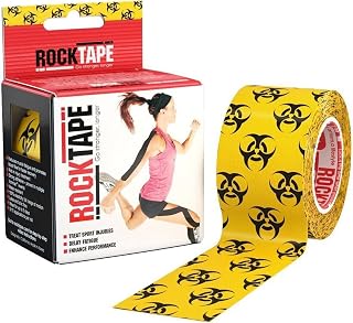 RockTape Kinesiology Tape Athletes, Water Resistant, Reduce Pain & Injury Recovery, 2 in x 5 m, Uncut, Pink