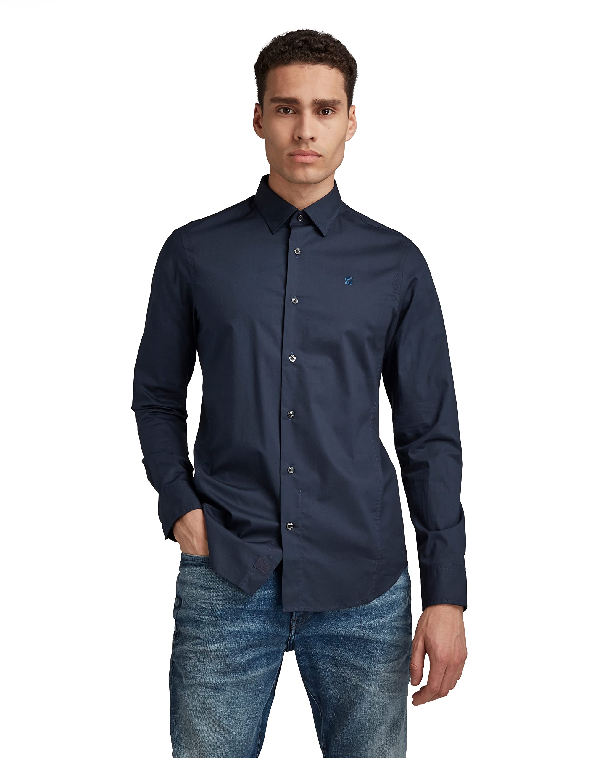 G-Star Men's Dressed Super Slim Shirt