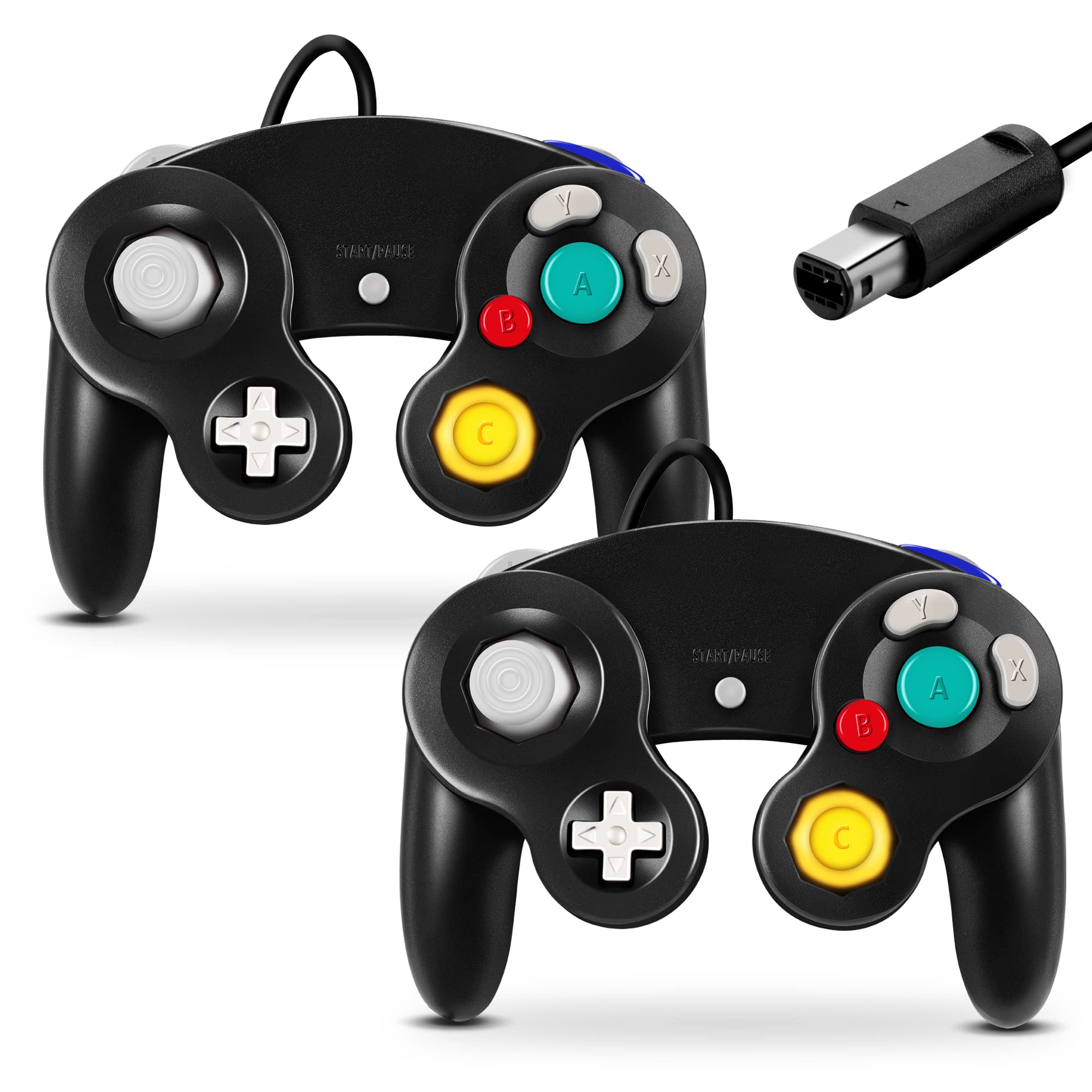 FIOTOK Gamecube Controller, Classic Wired Controller for Wii Nintendo Gamecube (
