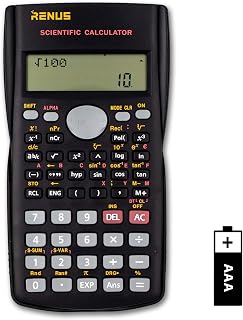 RENUS 2-Line Engineering Scientific Calculator Function Calculator for Student and Teacher